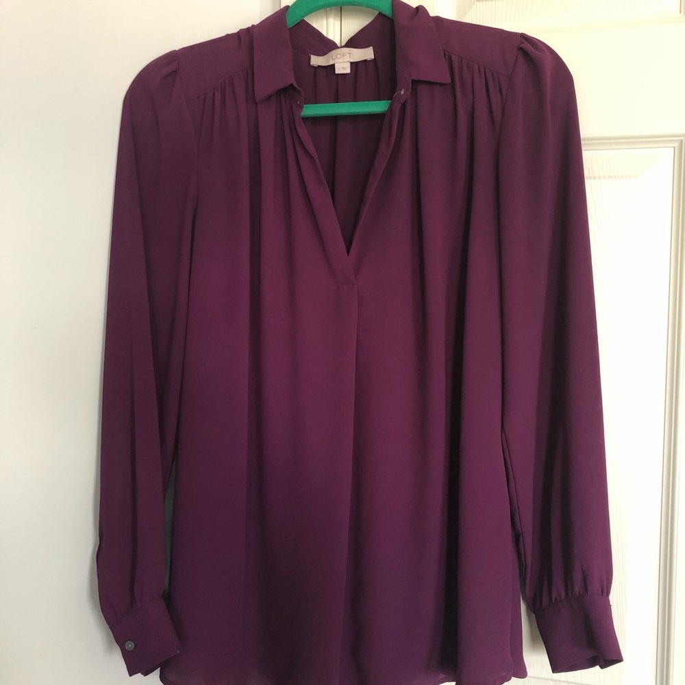 Plum Blouse